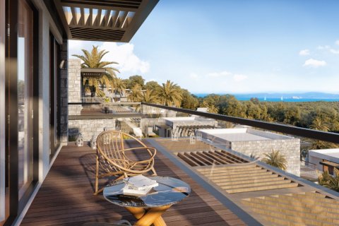 3+1 Villa  i Gumusluk, Mugla, Tyrkia Nr. 131232 - 4