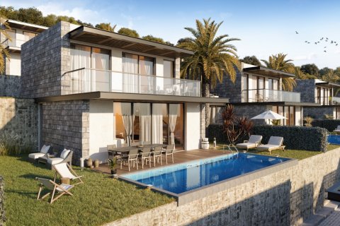 3+1 Villa  i Gumusluk, Mugla, Tyrkia Nr. 131232