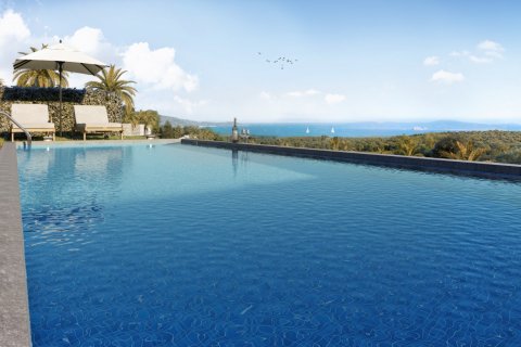 3+1 Villa  i Gumusluk, Mugla, Tyrkia Nr. 131232 - 5