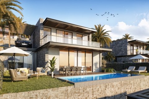 3+1 Villa  i Gumusluk, Mugla, Tyrkia Nr. 131232 - 15