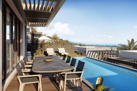 3+1 Villa  i Gumusluk, Mugla, Tyrkia Nr. 131232 - 3
