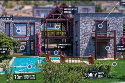 6+1 Villa i Bodrum, Mugla, Tyrkiet Nr. 131175 - 23