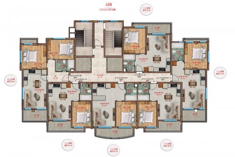 Apartment for sale in Avsallar, Antalya, Turkey, 2 bedrooms, 72m2, No. 111219 – photo 21