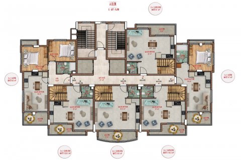 Apartment for sale in Avsallar, Antalya, Turkey, 2 bedrooms, 72m2, No. 111219 – photo 22