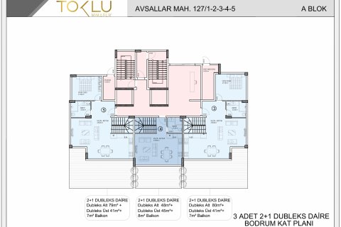 Apartment for sale in Avsallar, Antalya, Turkey, 2 bedrooms, 72m2, No. 111219 – photo 19
