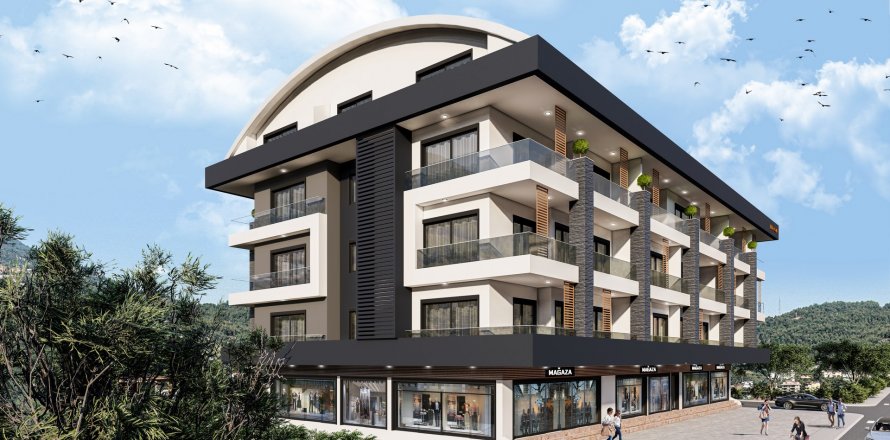 1+1 Lägenhet i Oba, Antalya, Turkiet Nr. 110853