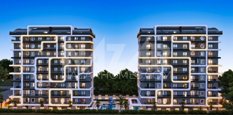 1+1 Lägenhet i Mahmutlar, Antalya, Turkiet Nr. 116521