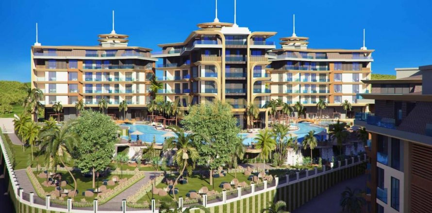 Daire  1+1  Alanya, Antalya, Türkiye №132364