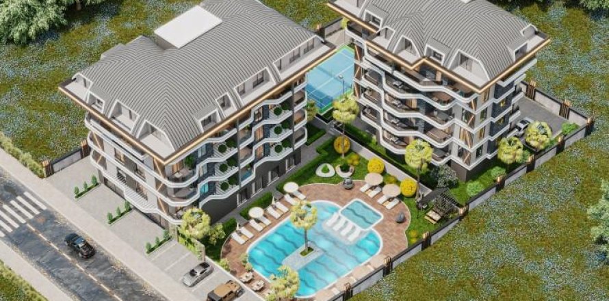 Lejlighed  i Kargicak, Alanya, Antalya, Tyrkiet Nr. 114566