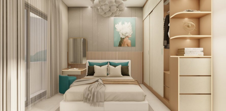 1+1 Lägenhet i NUMBER 1 RESIDENCE, Alanya, Antalya, Turkiet Nr. 158713