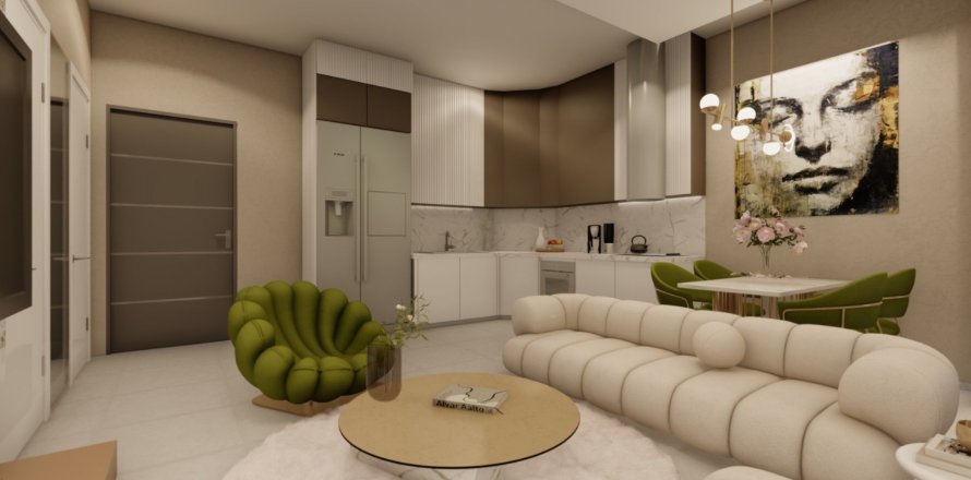 1+1 Leilighet i NUMBER 1 RESIDENCE, Alanya, Antalya, Tyrkia Nr. 158712