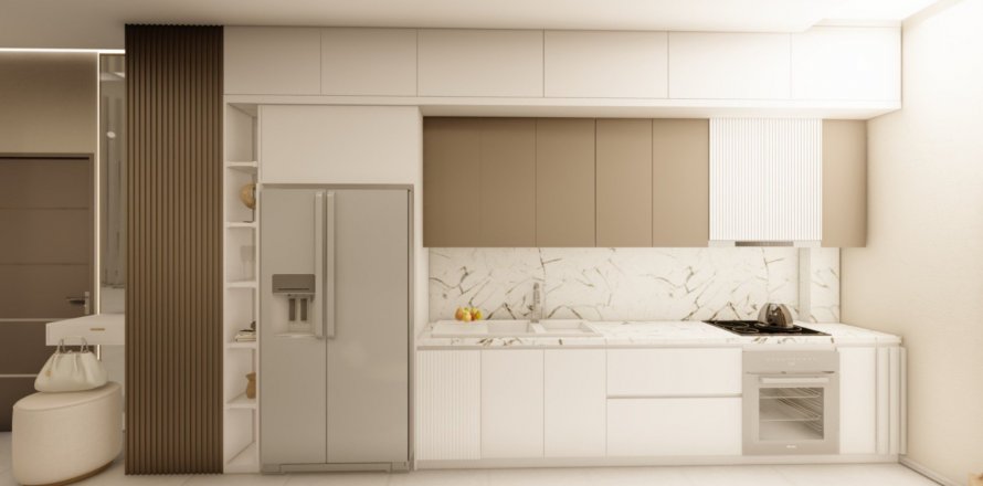 1+1 Lägenhet i NUMBER 1 RESIDENCE, Alanya, Antalya, Turkiet Nr. 158711