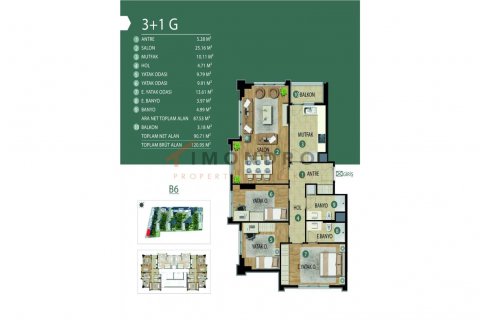 4+1 Lägenhet i Kartal, Istanbul, istanbul, Turkiet Nr. 152689 - 27