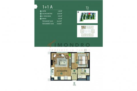 4+1 Lägenhet i Kartal, Istanbul, istanbul, Turkiet Nr. 152689 - 22