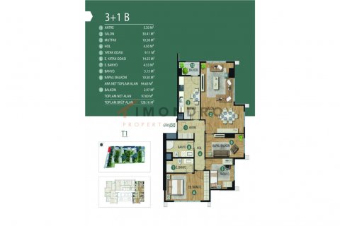 4+1 Lägenhet i Kartal, Istanbul, istanbul, Turkiet Nr. 152689 - 26