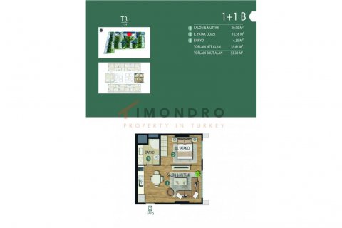 4+1 Lägenhet i Kartal, Istanbul, istanbul, Turkiet Nr. 152689 - 23