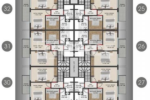Apartment for sale  in Alanya, Antalya, Turkey, 1 bedroom, 57m2, No. 144170 – photo 12