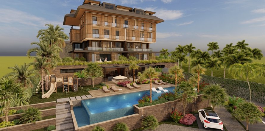 2+1 Lejlighed i Alanya, Antalya, Tyrkiet Nr. 155024