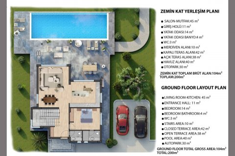 Продажа виллы в Северном Кипре 5 комн., 203м2, №122934 – фото 9