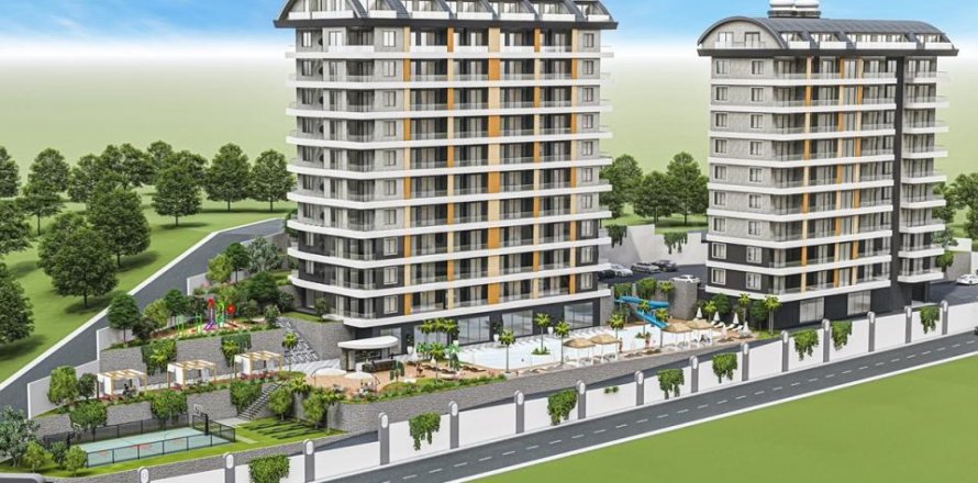 1+1 Lejlighed i Avsallar, Antalya, Tyrkiet Nr. 115357