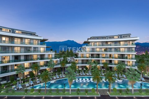 2+1 Lejlighed  i Alanya, Antalya, Tyrkiet Nr. 117133