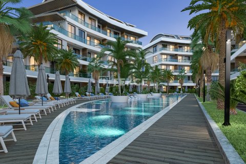 1+1 Lägenhet  i Alanya, Antalya, Turkiet Nr. 117132 - 9