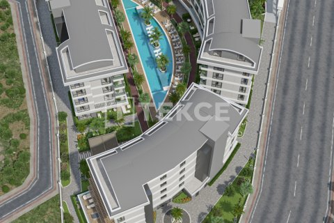 1+1 Lägenhet  i Alanya, Antalya, Turkiet Nr. 117132 - 12
