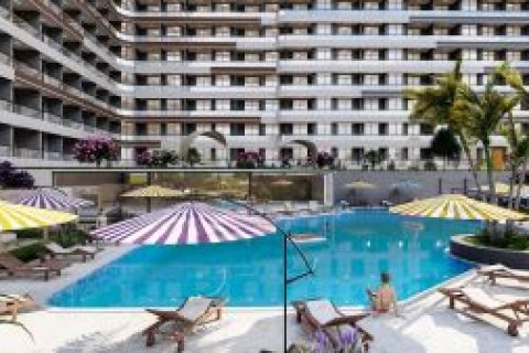 آپارتمان در  Mersin ، ترکیه 1 خوابه ، 65 متر مربع.  شماره 133103 - 2