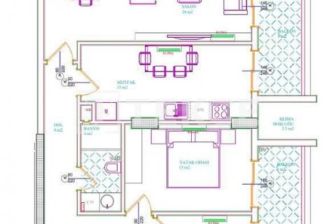 Dubleks daire 4+1 Alanya, Antalya, Türkiye №62047 - 11