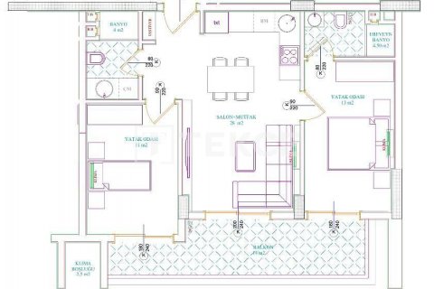 Dubleks daire 4+1 Alanya, Antalya, Türkiye №62047 - 10