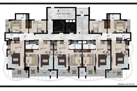 Wohnung in Avsallar, Antalya, Türkei Nr. 190201 - 26