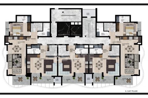 Wohnung in Avsallar, Antalya, Türkei Nr. 190201 - 27