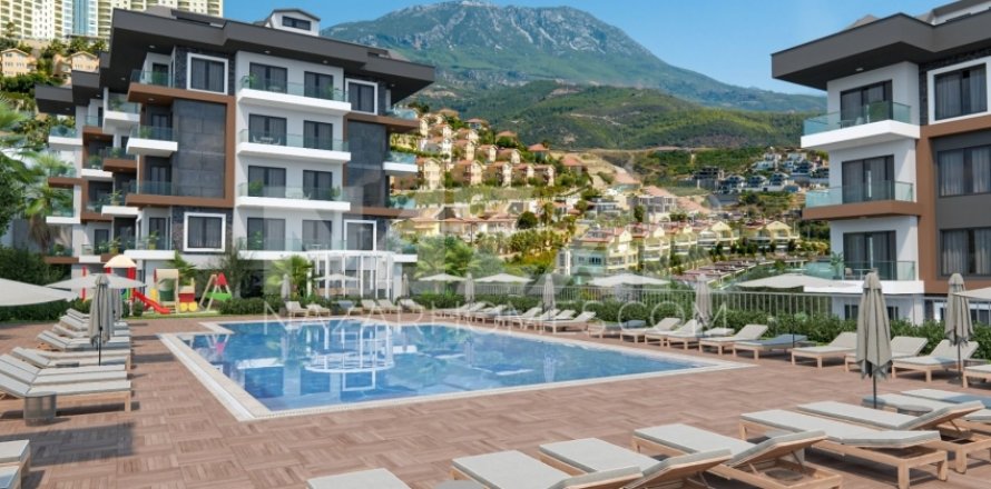 Daire  1+1  Alanya, Antalya, Türkiye №116649