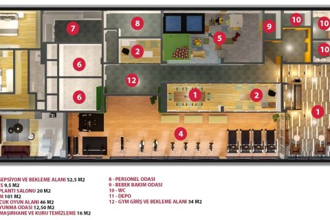 1+1 Lejlighed i Konakli, Antalya, Tyrkiet Nr. 193037 - 20