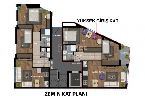 2+1 Takleilighet i Antalya, Tyrkia Nr. 190544 - 8