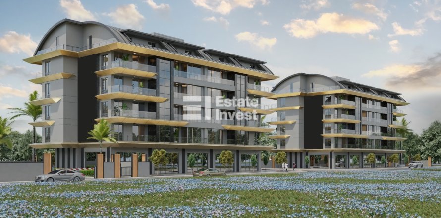 3+1 Lägenhet  i Alanya, Antalya, Turkiet Nr. 156615