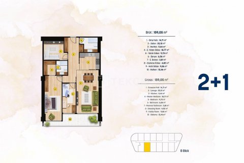 Apartment for sale in Beylikduezue, Istanbul, Turkey, 2 bedrooms, 118m2, No. 59860 – photo 27