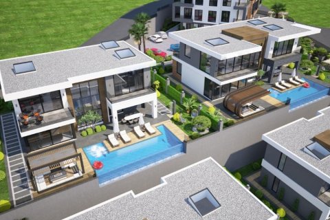 5+1 Villa  i Kargicak, Alanya, Antalya, Tyrkiet Nr. 115424