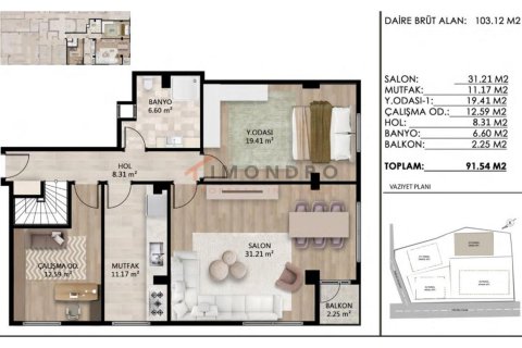 2+1 Wohnung in Besiktas, Istanbul, Türkei Nr. 210236 - 23
