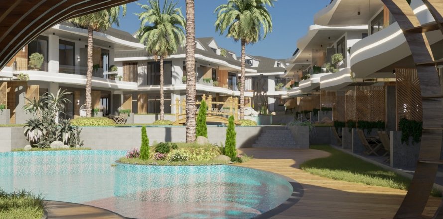1+1 Lägenhet  i Alanya, Antalya, Turkiet Nr. 132850