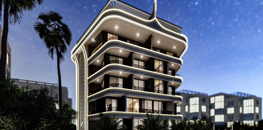 1+1 Lägenhet i Alanya, Antalya, Turkiet Nr. 117973