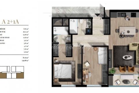 1+1 Lejlighed i Istanbul, Tyrkiet Nr. 210527 - 26