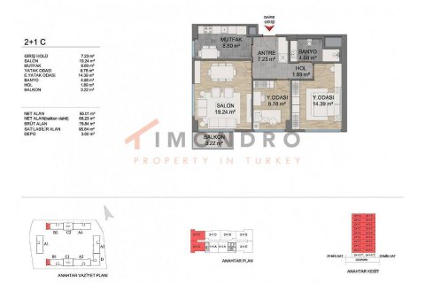 4+1 Leilighet  i Basaksehir, Istanbul, Tyrkia Nr. 151698 - 16