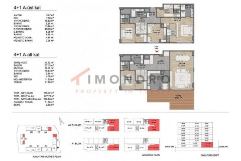 4+1 Leilighet  i Basaksehir, Istanbul, Tyrkia Nr. 151698 - 23