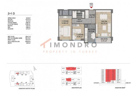 4+1 Leilighet  i Basaksehir, Istanbul, Tyrkia Nr. 151698 - 17