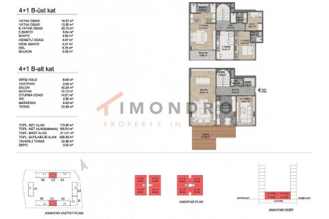 4+1 Leilighet  i Basaksehir, Istanbul, Tyrkia Nr. 151698 - 24