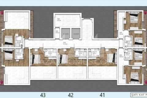 Apartment for sale in Avsallar, Antalya, Turkey, 1 bedroom, 55m2, No. 116664 – photo 27