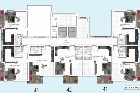 Apartment for sale in Avsallar, Antalya, Turkey, 1 bedroom, 55m2, No. 116664 – photo 25