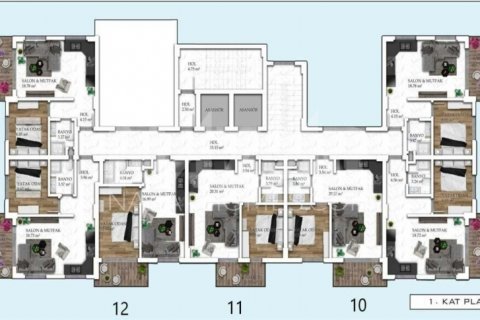Apartment for sale in Avsallar, Antalya, Turkey, 1 bedroom, 55m2, No. 116664 – photo 20
