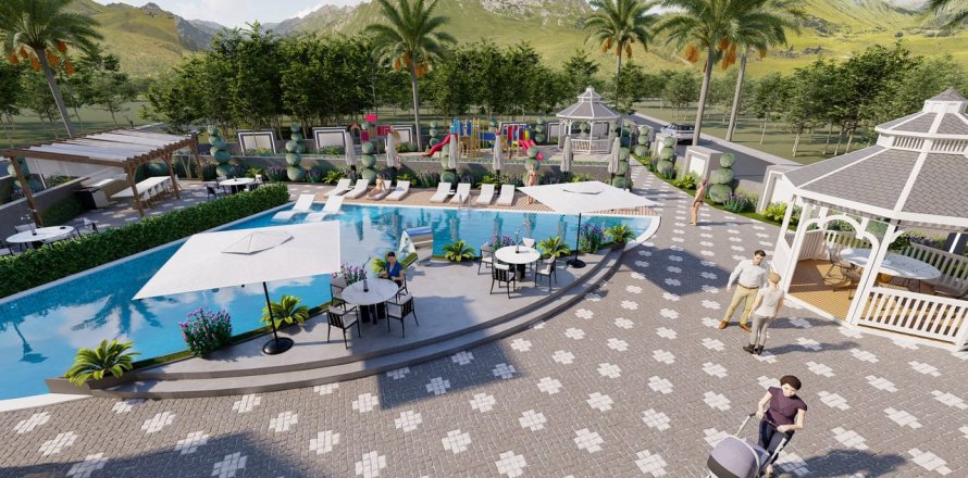 2+1 Lejlighed i Akdam Residence, Turkler, Alanya, Antalya, Tyrkiet Nr. 144515